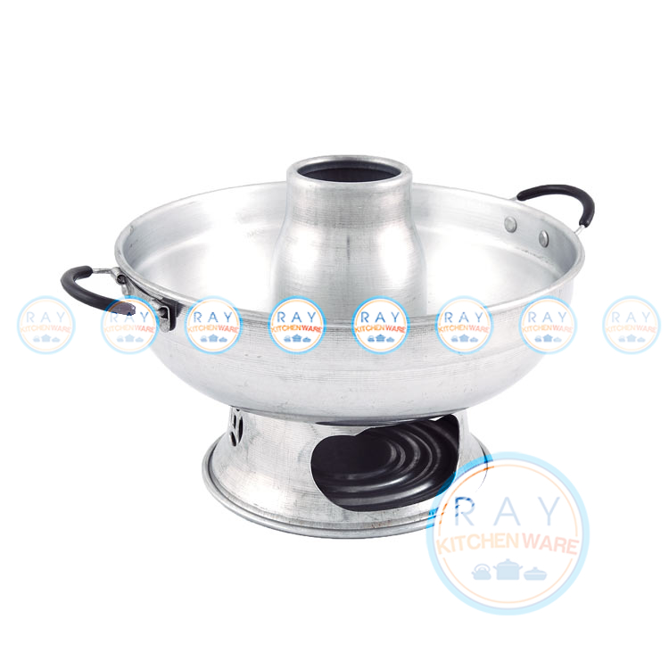 หม้อไฟอลูมิเนียม 20 ซม ตราร่ม