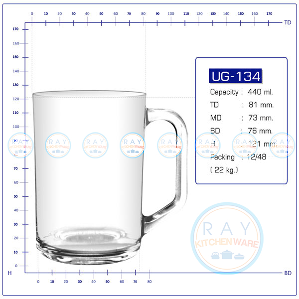 รายละเอียดแก้วยูเนียน UG-134