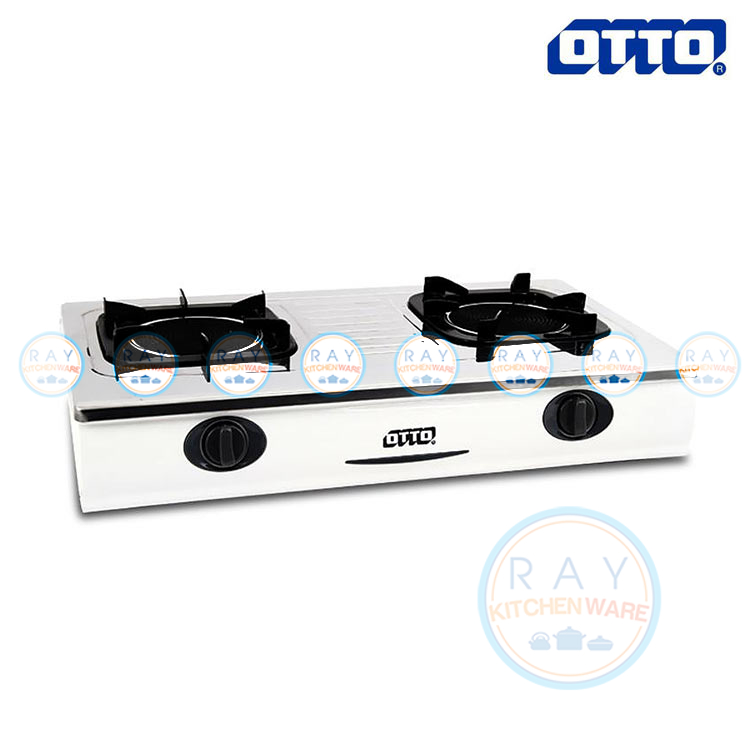 เตาแก๊สอินฟาเรด หัวคู่ GS-858 ตราออตโต้ OTTO