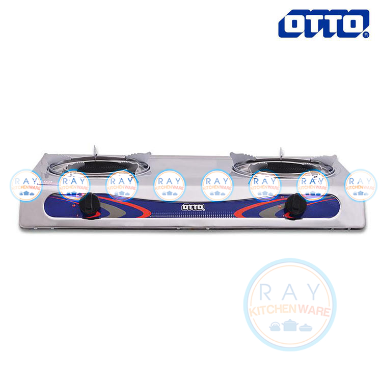 เตาแก๊สอินฟาเรด หัวคู่ GS-882 ตราออตโต้ OTTO