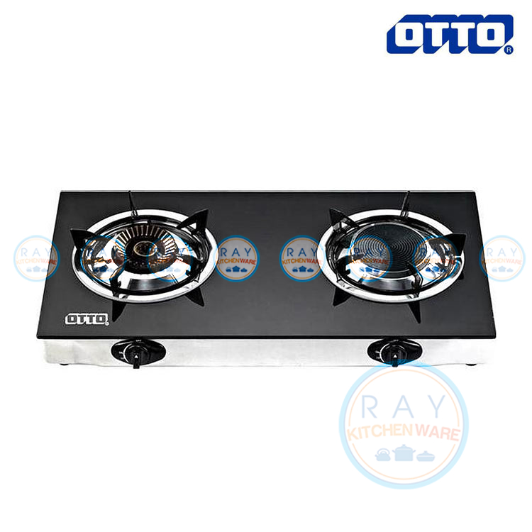 เตาแก๊สคริสตัล หัวอินฟาเรด GS-893 ตราออตโต้ OTTO