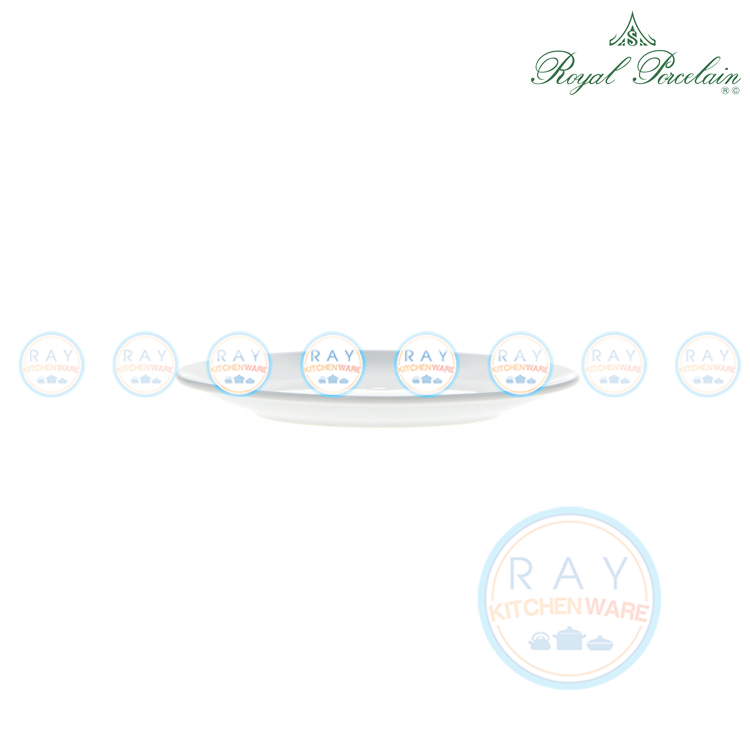 จานตื้นเซรามิก 6.75 นิ้ว #0238 ตรารอยัล พอร์ซเลน(Royal Porcelain)