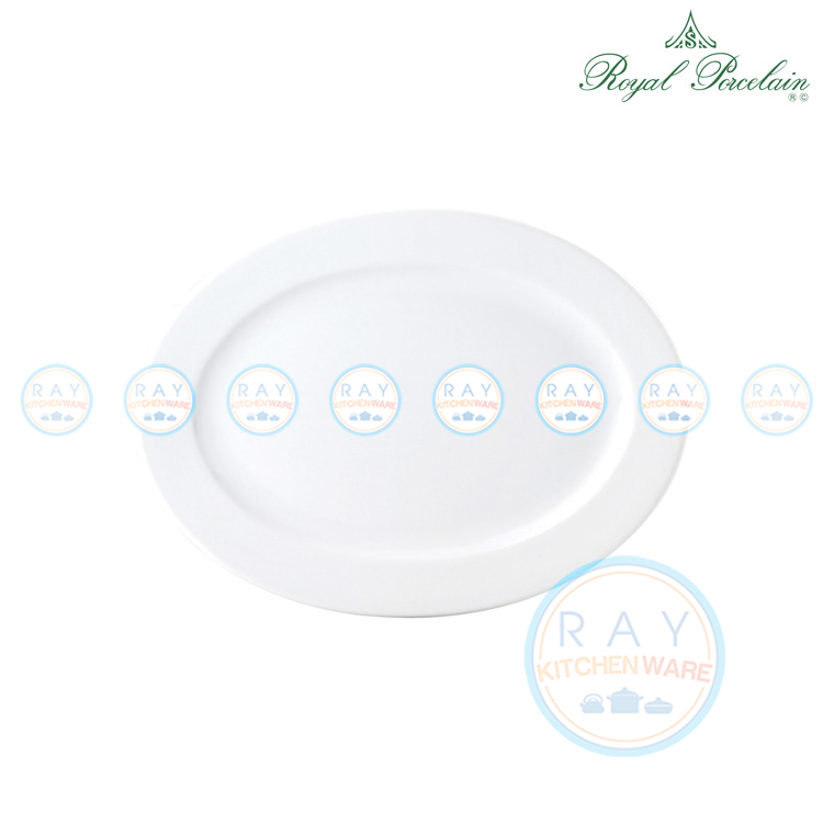 จานเปลเซรามิก 12.5 นิ้ว #4002 ตรารอยัล พอร์ซเลน(Royal Porcelain)-12083