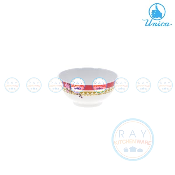 ลายเดนเต้(Denta) เป็นลายดอกไม้ดอกเล็กสีชมพู ตัดขอบด้วยสีแดง