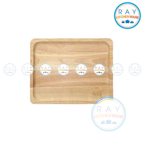 ถาดเสริฟไม้สี่เหลี่ยม ขนาด 8x10 นิ้ว (Lj0024)