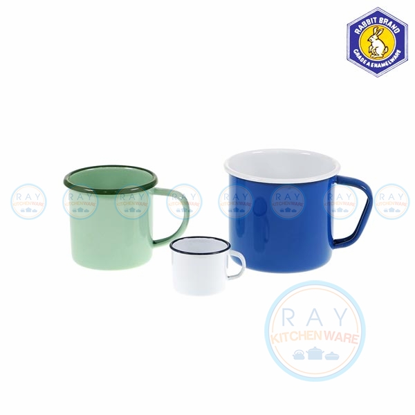 กระป๋องน้ำเคลือบสีขนาด 5,9,11 ซม ตรากระต่าย
