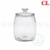 โหลกลมทรงป่องฝาแก้ว HD12-1 CL-Glassware