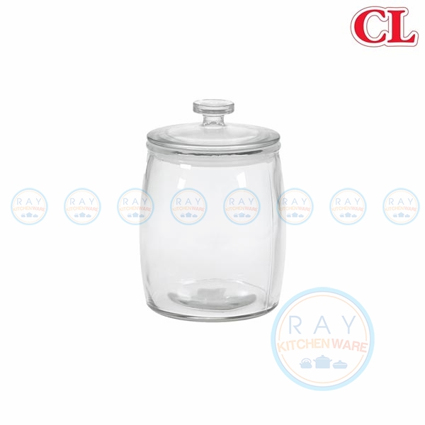 โหลกลมทรงป่องฝาแก้ว HD12-3 CL-Glassware โหลกลมทรงป่องฝาแก้ว HD12-3 CL-Glassware