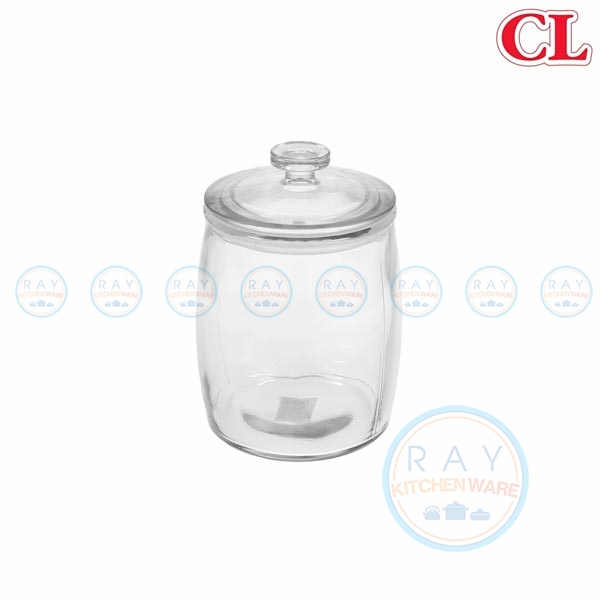 โหลกลมทรงป่องฝาแก้ว HD12-3 CL-Glassware โหลกลมทรงป่องฝาแก้ว HD12-3 CL-Glassware