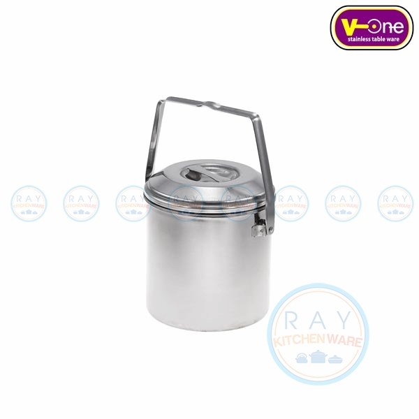 หม้อหูหิ้วสแตนเลส 12 ซม. ตราวีวัน(V-One) หม้อหูหิ้วสแตนเลส 12 ซม. ตราวีวัน(V-One)