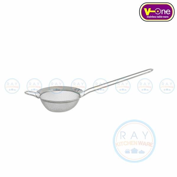กระชอนสแตนเลส 12 ซม. ตราวีวัน (V-One) กระชอนสแตนเลส 12 ซม. ตราวีวัน (V-One)