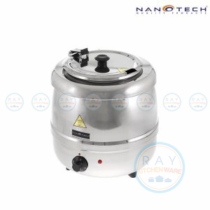 หม้ออุ่นซุปไฟฟ้าสแตนเลส 10 ลิตร นาโนเทค (Nanotech) รุ่น 81010SP