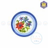ถาดเคลือบลายดอก สีน้ำเงิน 22 ซม. ตรากระต่าย (Rabbit)