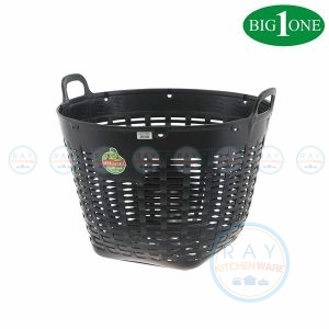 เข่งพลาสติกสีดำ 706 เบอร์ 6 Big One
