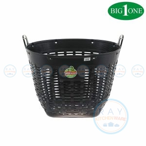เข่งพลาสติกสีดำ 706 เบอร์ 6 Big One