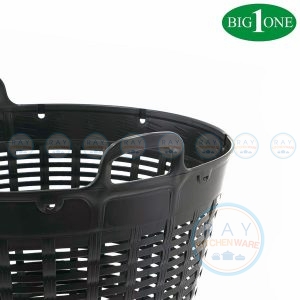 เข่งพลาสติกสีดำ 706 เบอร์ 6 Big One