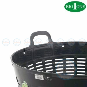 เข่งพลาสติกสีดำ 706 เบอร์ 6 Big One