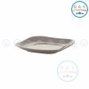 จานตื้นสี่เหลี่ยมเซรามิก 8 นิ้ว Stone Porcelain
