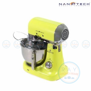 เครื่องผสมอาหาร 5 ลิตร NT-3050 Nanotech ฝาปิดโถมีช่องสำหรับเติมส่วนผสม