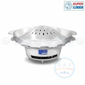 กระทะบาร์บีคิวรูใหญ่ 312 ตราถุงเงิน