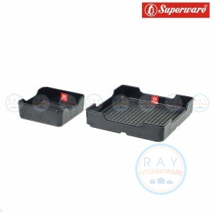 ถาดสุกี้-สีดำ 7 นิ้ว T6384-7 superware
