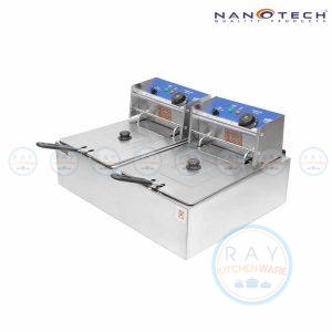 เตาทอดไฟฟ้า 6 ลิตร 2 อ่าง NT-662E นาโนเทค Nanotech