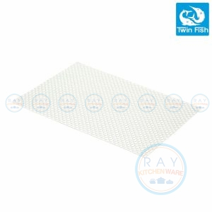 เสื่อรองจาน สีครีม ppm122 Twin-Fish