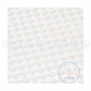 เสื่อรองจาน สีครีม ppm122 Twin-Fish