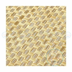 เสื่อรองจาน สีน้ำตาลอ่อน ppm114 Twin-Fish
