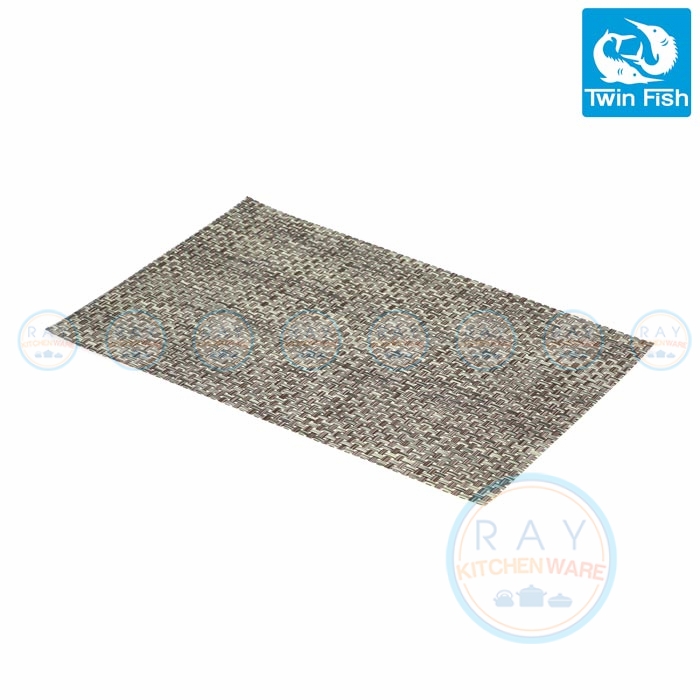 เสื่อรองจาน สีเขียว ppm112 Twin-Fish เสื่อรองจาน สีเขียว ppm112 Twin-Fish