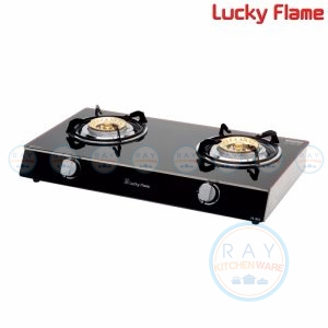 Lucky Flame เตากล่องคู่หน้ากระจกนิรภัย AG-102S