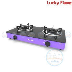 Lucky Flame เตากล่องคู่หน้ากระจกนิรภัย AI-102