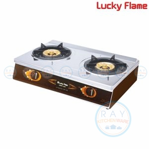 Lucky Flame เตากล่องคู่สแตนเลส HQ-712