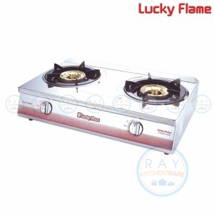 Lucky Flame เตากล่องคู่สแตนเลส HQ-712SS