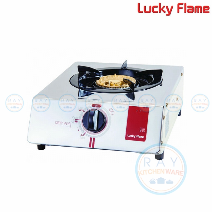 Lucky Flame เตากล่องเดี่ยวสแตนเลส AT-101 Lucky Flame เตากล่องเดี่ยวสแตนเลส AT-101