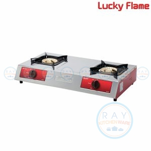 Lucky Flame เตากล่องคู่สแตนเลส HQ-102