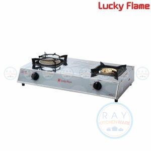 Lucky Flame เตากล่องคู่สแตนเลส HQ-2112S