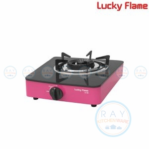 Lucky Flame เตาแก๊สหัวเดี่ยว หน้ากระจกนิรภัย AI-101