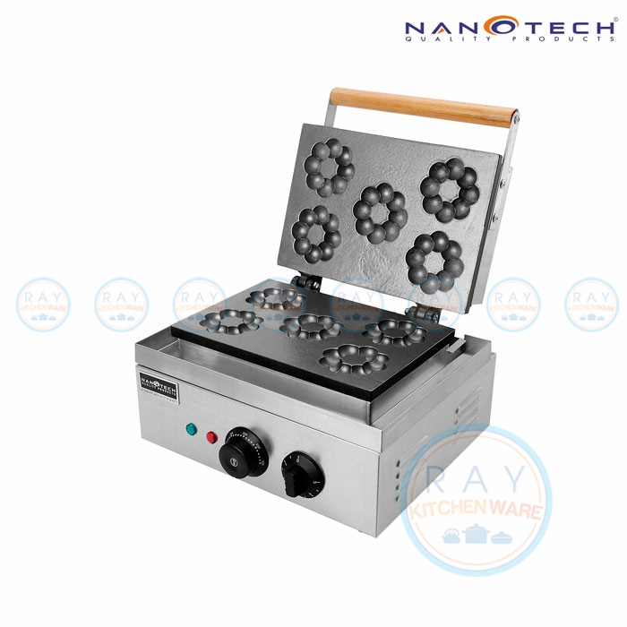 เครื่องทำโดนัทไข่มุก 5 ชิ้น NT-X210 นาโนเทค Nanotech เครื่องทำโดนัทไข่มุก 5 ชิ้น NT-X210 นาโนเทค Nanotech