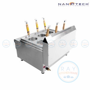 เตาลวกเส้นแก๊ส 6 หลุม NT-HGL610 นาโนเทค Nanotech