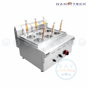 เตาลวกเส้นแก๊ส 6 หลุม NT-HGL610 นาโนเทค Nanotech