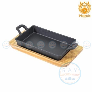 กระทะร้อน 2 หู 12 x 20 ซม. YY087-1 Phoenix