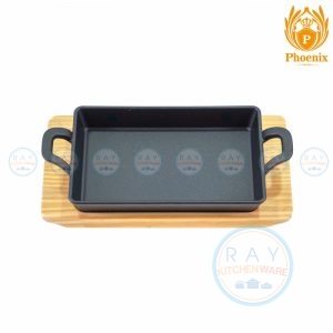 กระทะร้อน 2 หู 12 x 20 ซม. YY087-1 Phoenix