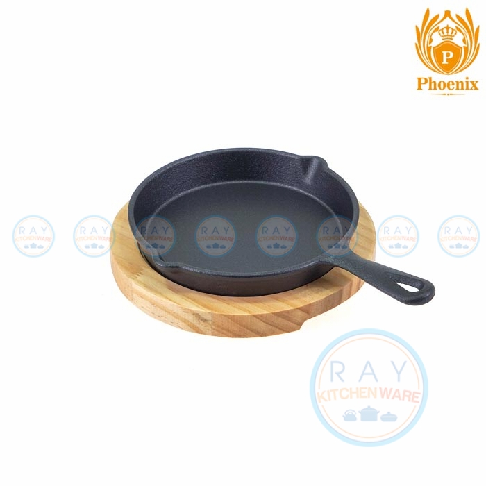กระทะเหล็กด้าม 14 ซม. YY079-7 ฟีนิกซ์ Phoenix กระทะเหล็กด้าม 14 ซม. YY079-7 ฟีนิกซ์ Phoenix