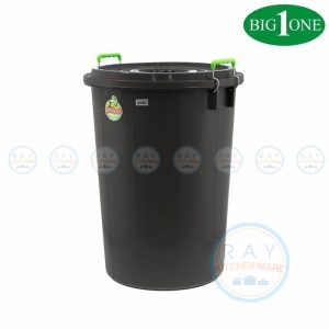 ถังน้ำพลาสติกสีดำ 100 ลิตร 5100 Big One
