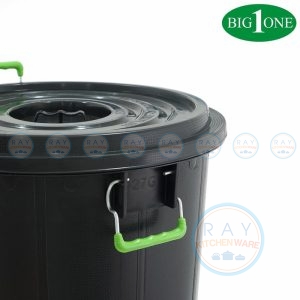 ถังน้ำพลาสติกสีดำ 80 ลิตร 5080 Big One