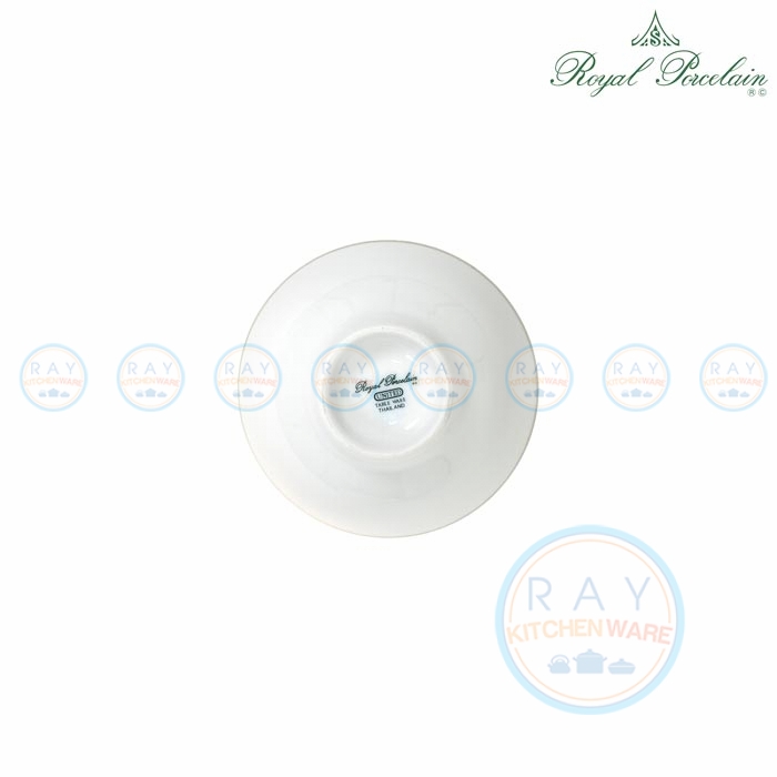ถ้วยข้าวต้มขาววนทอง 4.5 นิ้ว 4018 Royal Porcelain ถ้วยข้าวต้มขาววนทอง 4.5 นิ้ว 4018 Royal Porcelain