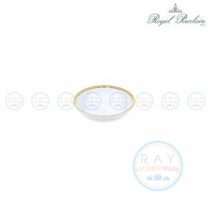 ถ้วยข้าวต้มขาววนทอง 4 นิ้ว 4007 Royal Porcelain