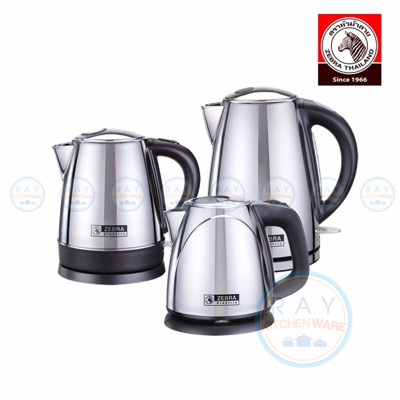 กาต้มน้ำไฟฟ้า 1.7 ลิตร KSL-1850 ตราหัวม้าลาย Zebra กาต้มน้ำไฟฟ้า 1.7 ลิตร KSL-1850 ตราหัวม้าลาย Zebra