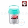 หม้อหิ้ว 2 ชั้น 14 ซม. สีมิ้นท์ ตราหัวม้าลาย